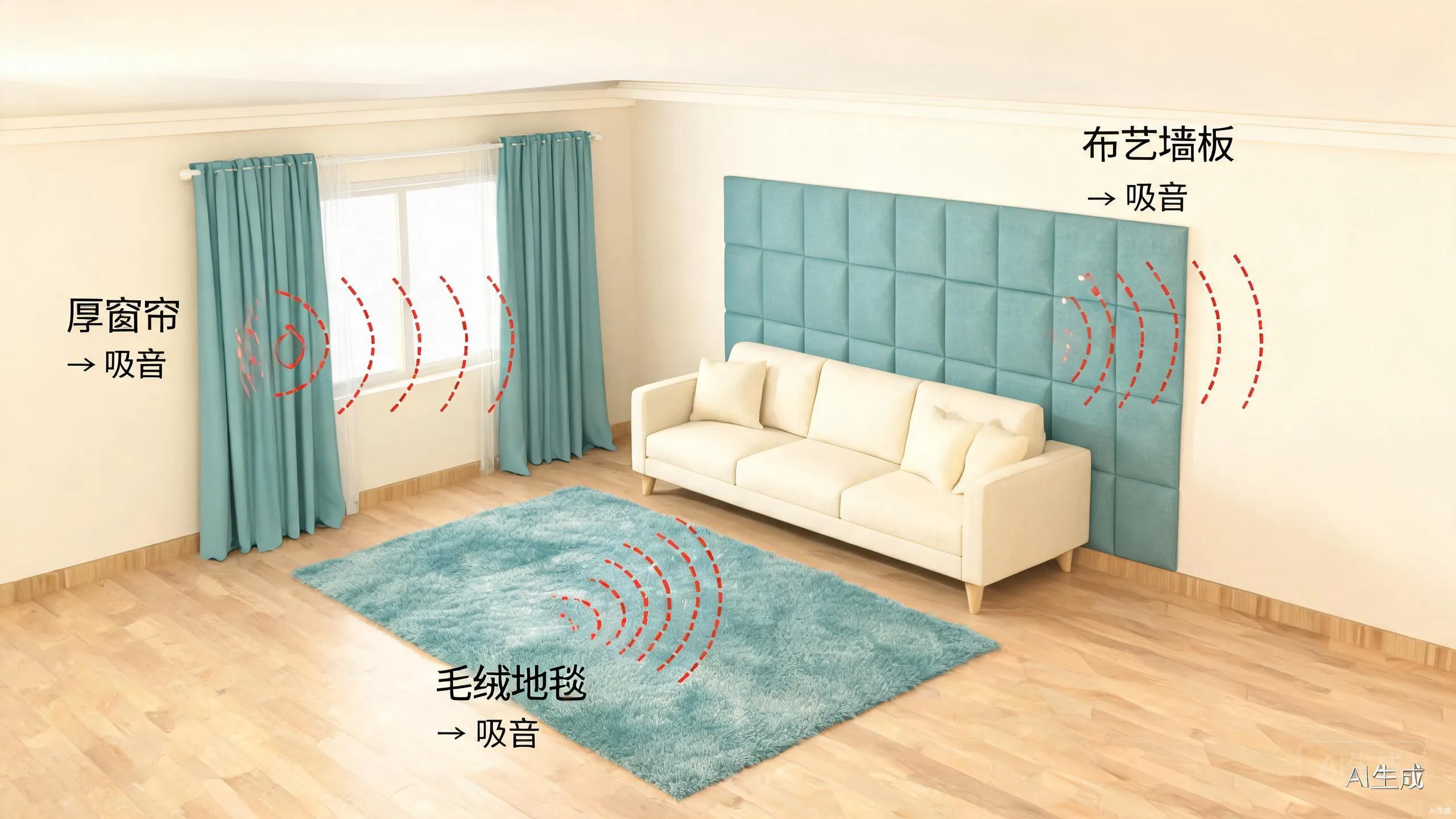 软装与家具对隔音的隐藏作用