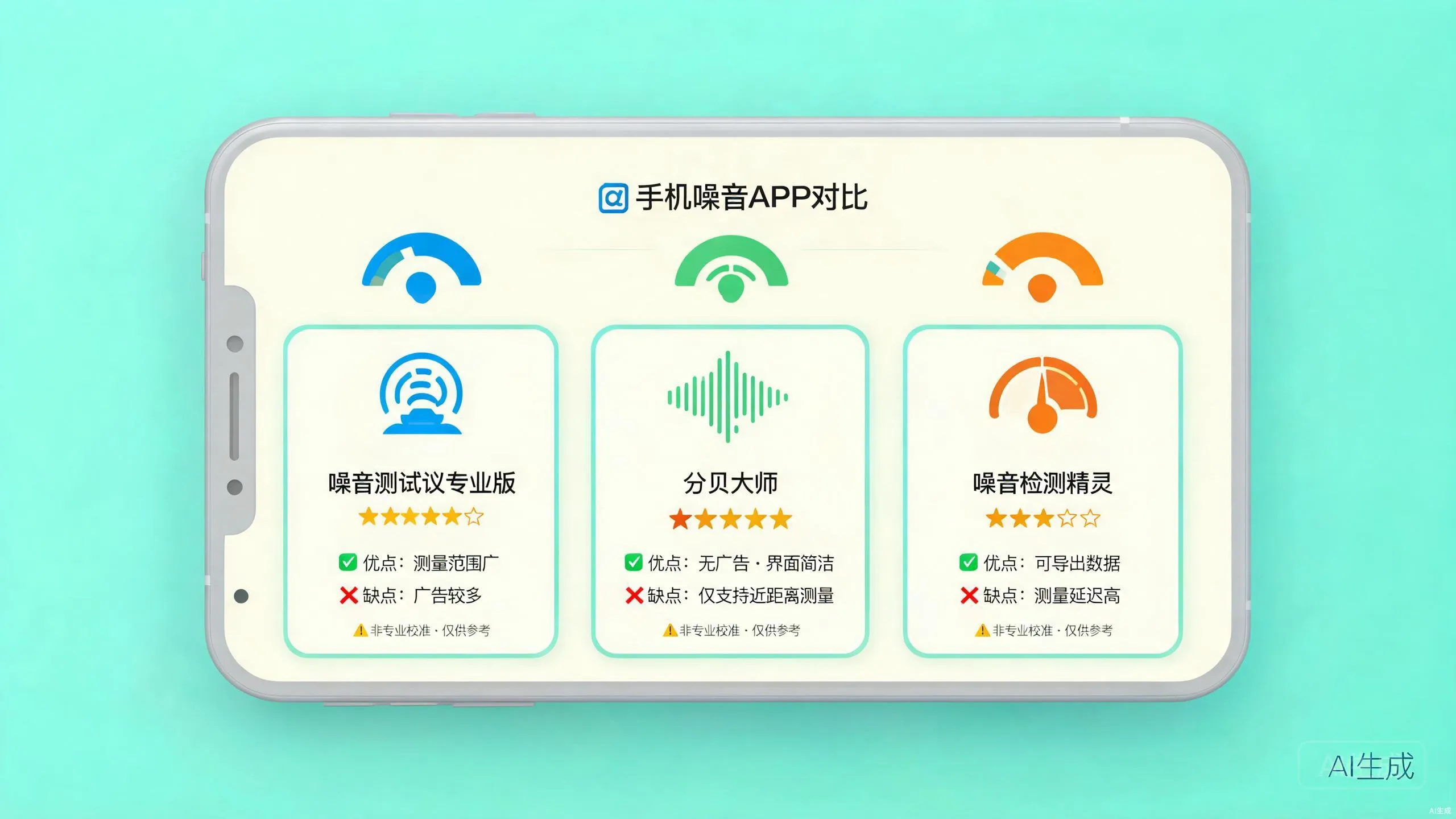 手机分贝 APP 精度横评:哪款最接近专业仪器