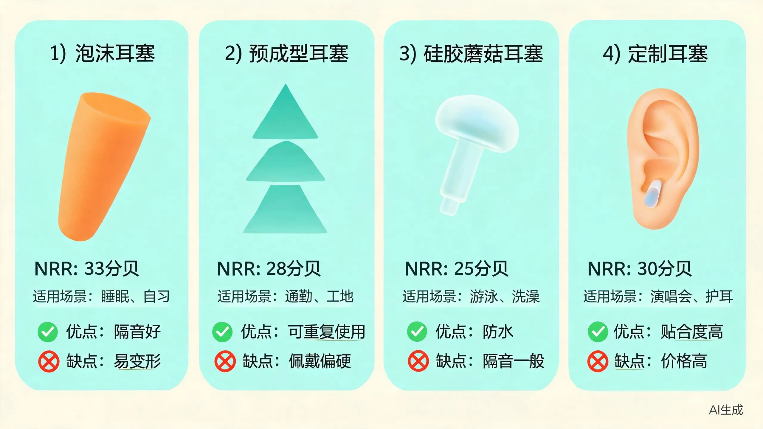 听力保护:耳塞与耳罩的选购与正确佩戴