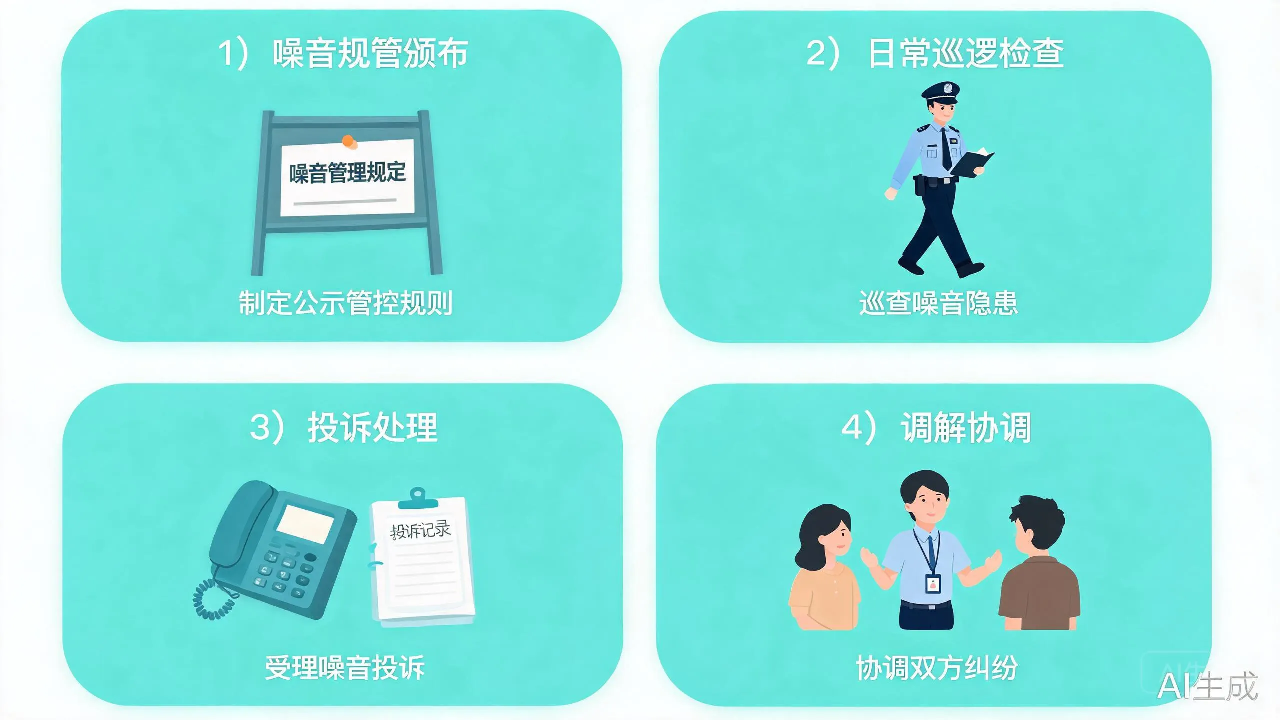 物业在邻里噪音中能做什么?不能做什么