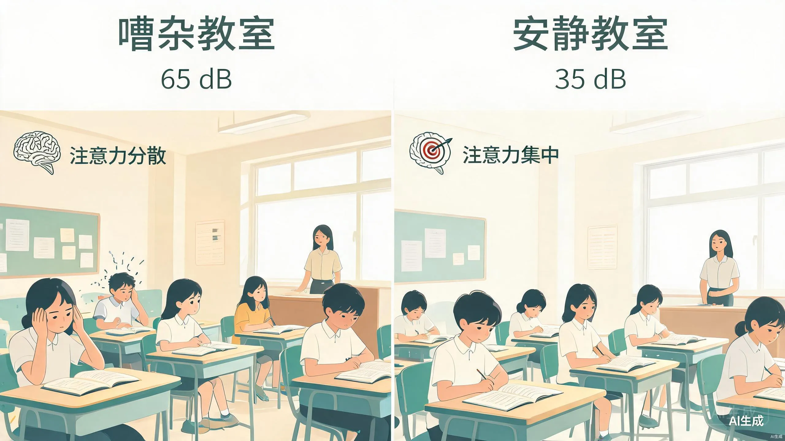 学生注意力与噪音:教室环境怎样最有利于学习