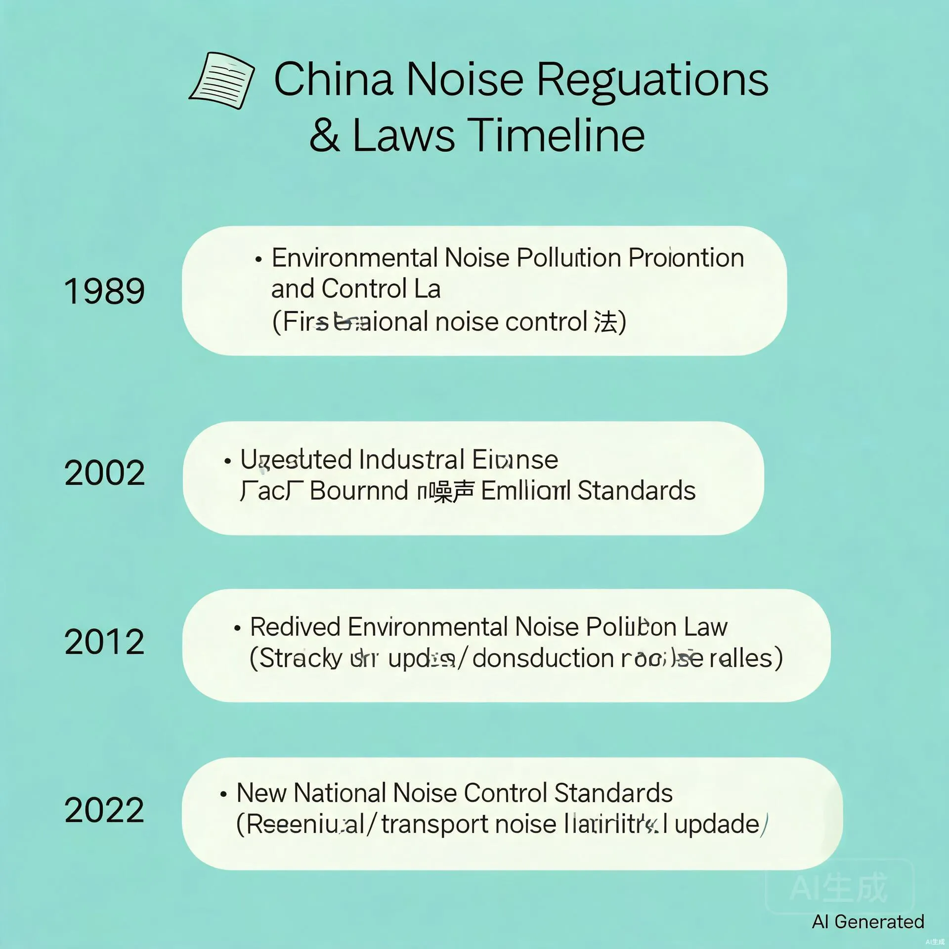 中国噪音法规概述:GB 3096 与《噪声污染防治法》
